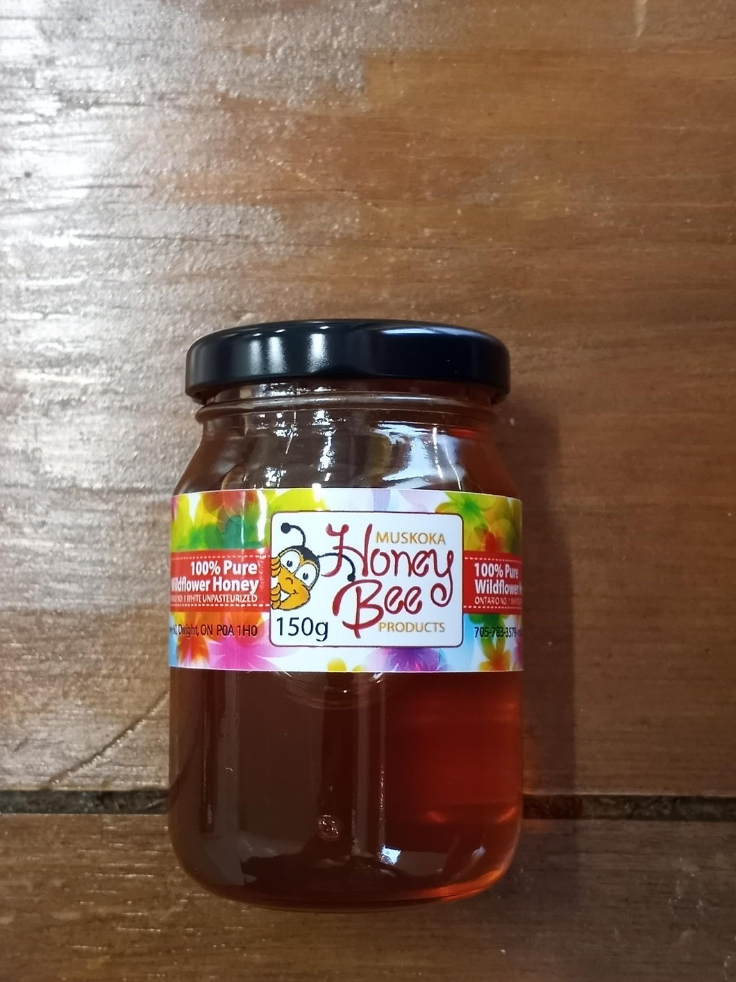 150 g Pure Unpasteurized Liquid Wildflower Honey