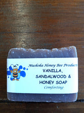 Load image into Gallery viewer, Vanilla, Sandalwood &amp; Honey Soap - NEW!!
