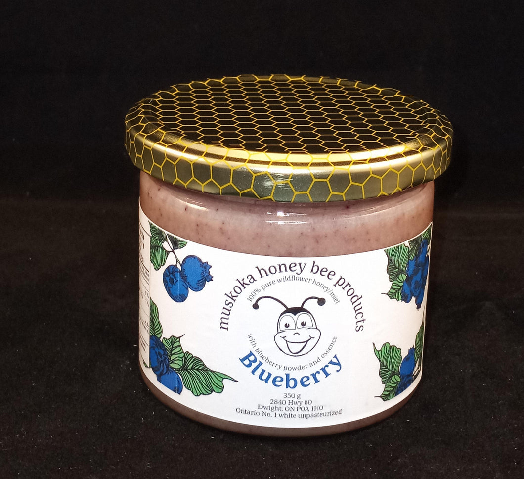 350 g Blueberry Blended Creamy Wildflower Honey