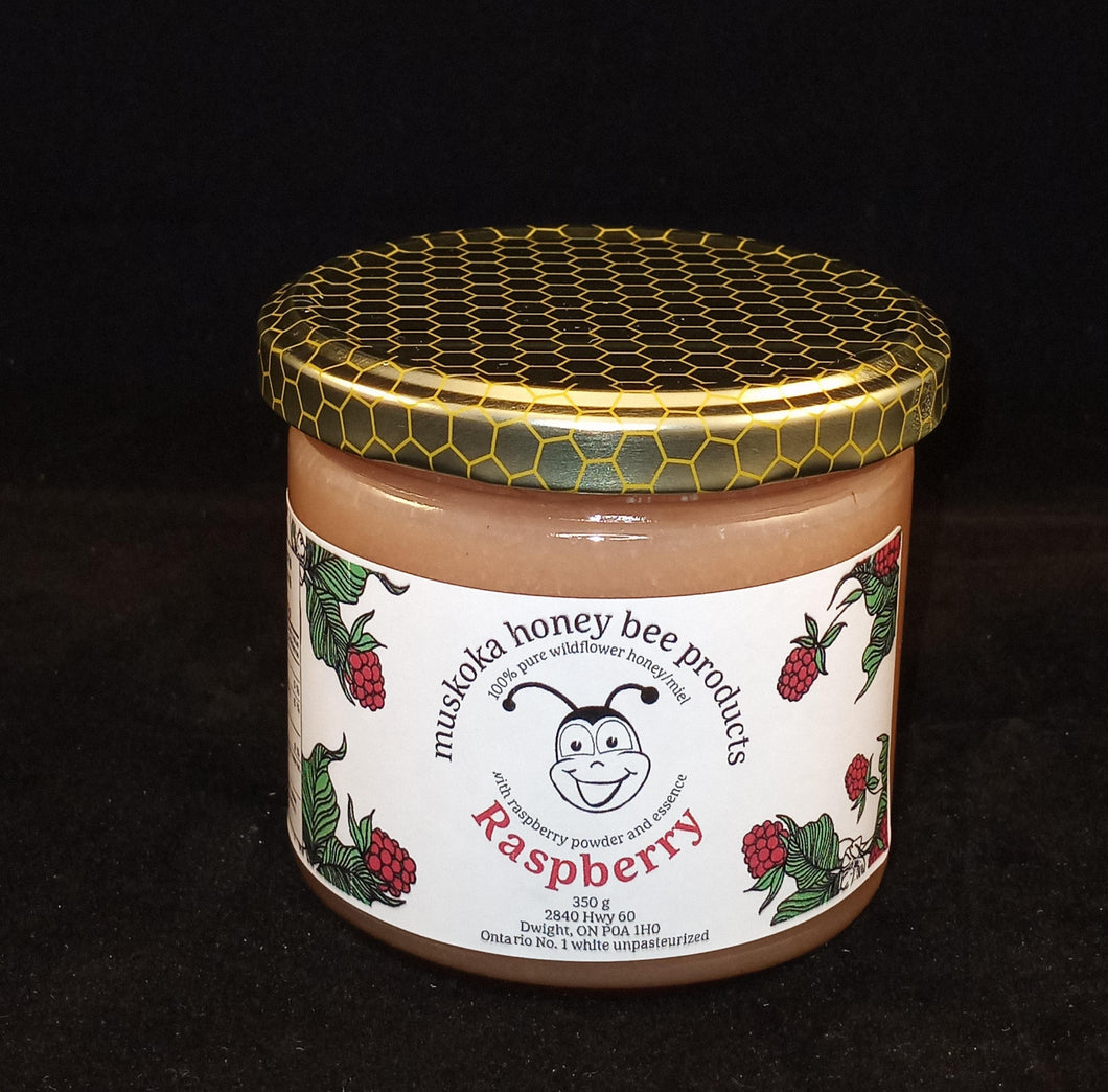 350 g Raspberry Blended Creamy Wildflower Honey