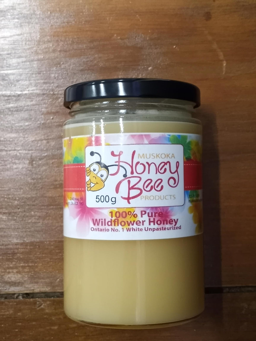 500 g Creamy Pure Unpasteurized Wildflower Honey