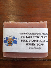 Load image into Gallery viewer, French Pink Clay, Pink Grapefruit &amp; Honey Soap
