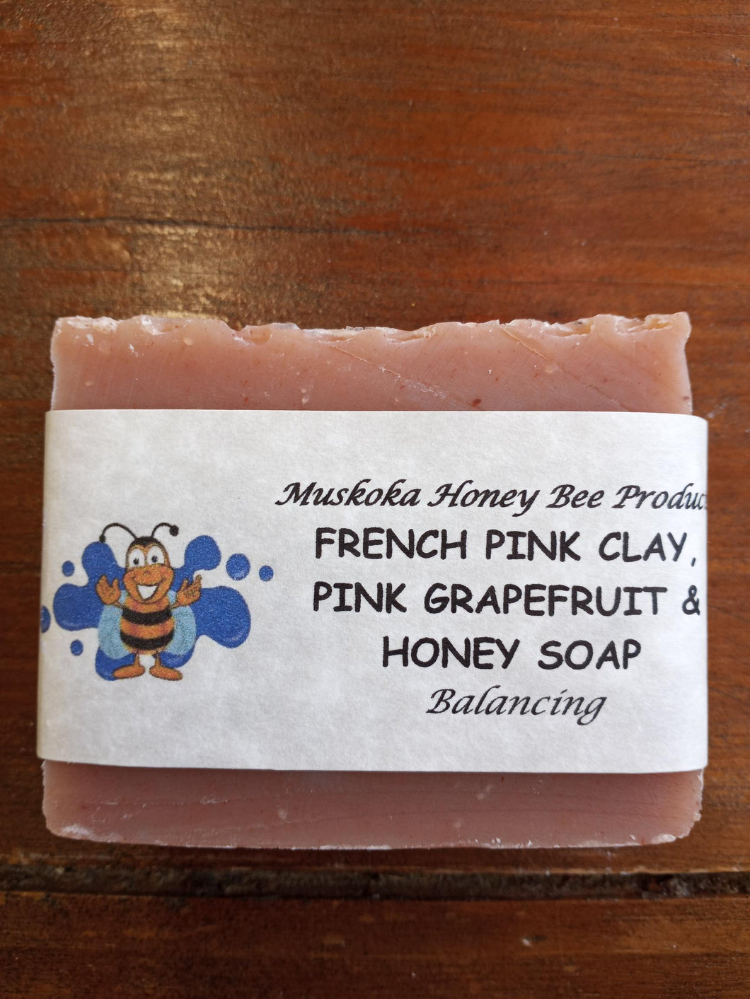 French Pink Clay, Pink Grapefruit & Honey Soap