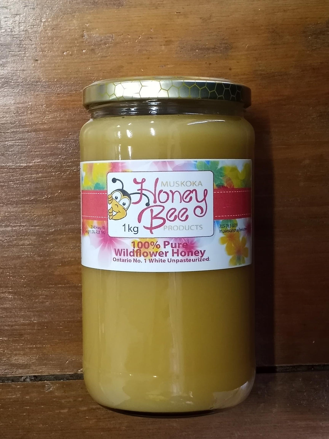 1 Kilo Creamy Pure Unpasteurized Wildflower Honey