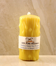 Load image into Gallery viewer, Bumpy Beeswax Candle 2&quot; X 4.5&quot;

