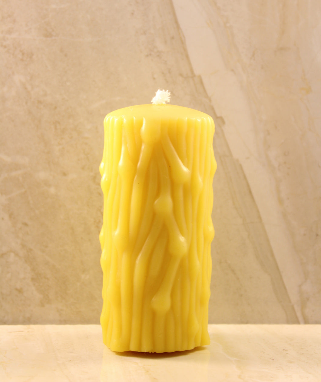 Bumpy Beeswax Candle 2