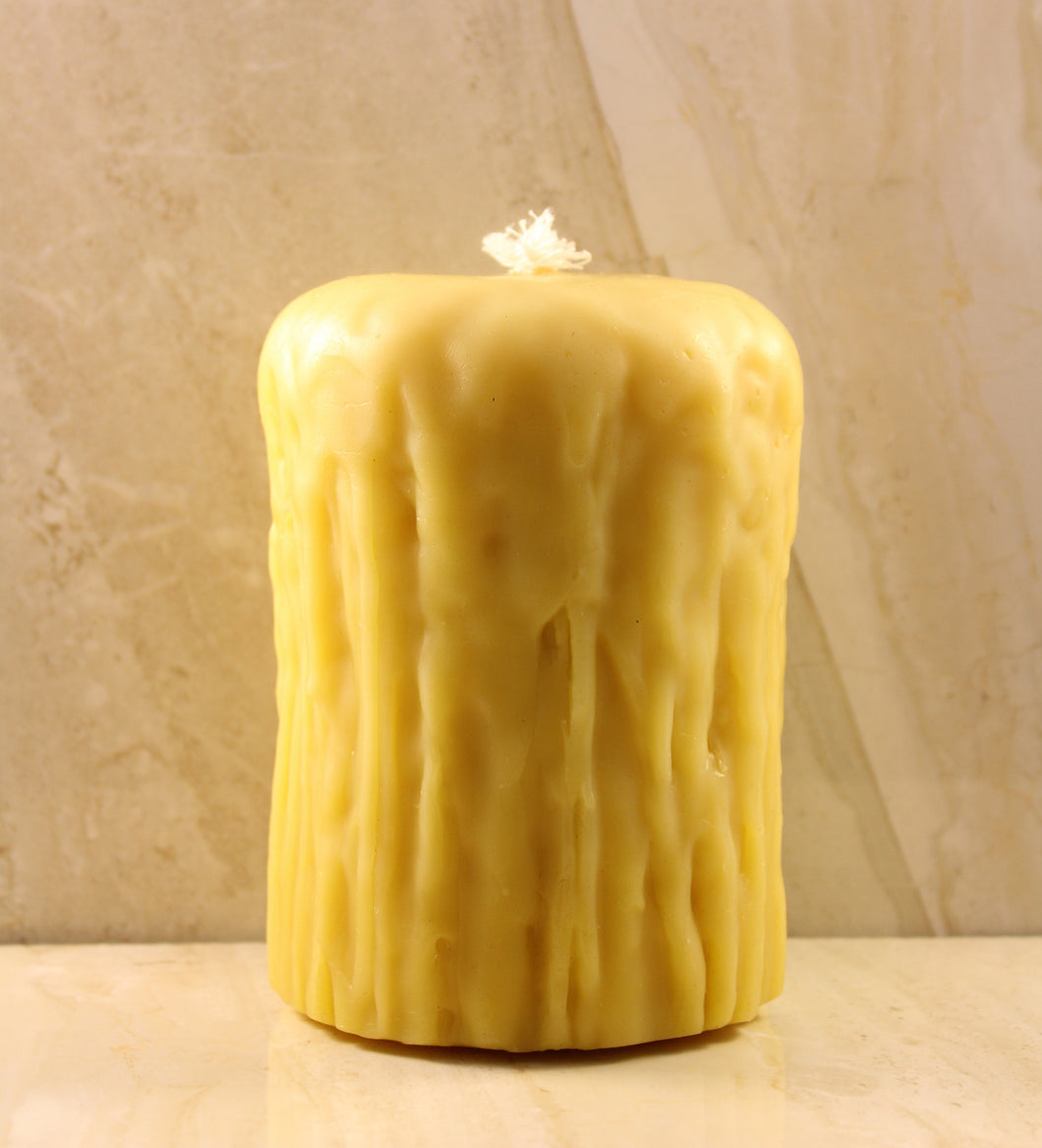 Melted Beeswax Candle (Extra Large) 3.5