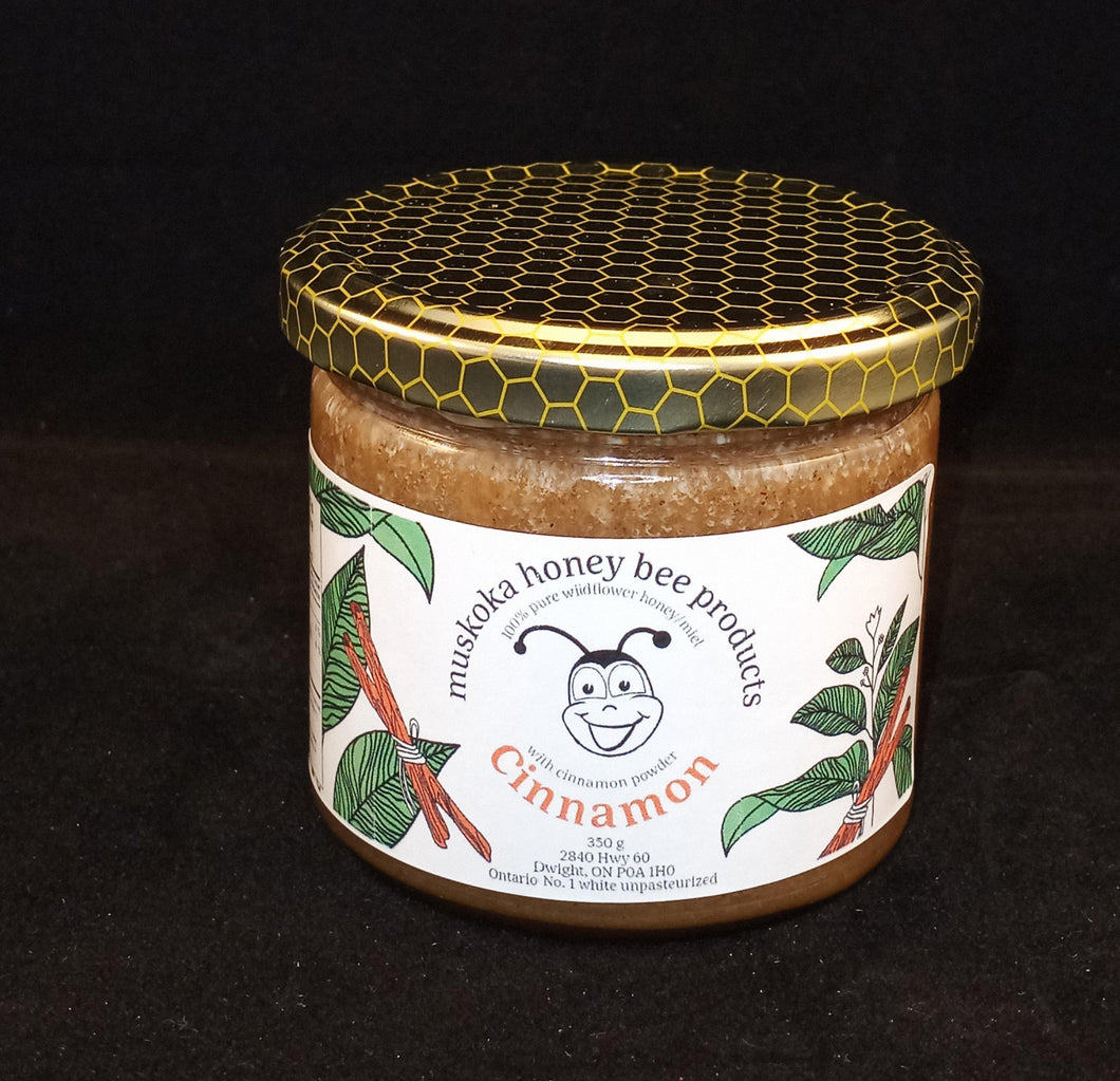 350 g Cinnamon Blended Creamy Wildflower Honey