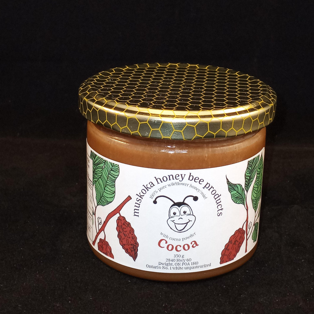 350 g Cocoa Blended Creamy Wildflower Honey