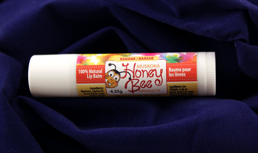 Banana Flavoured Beeswax Lip Balm