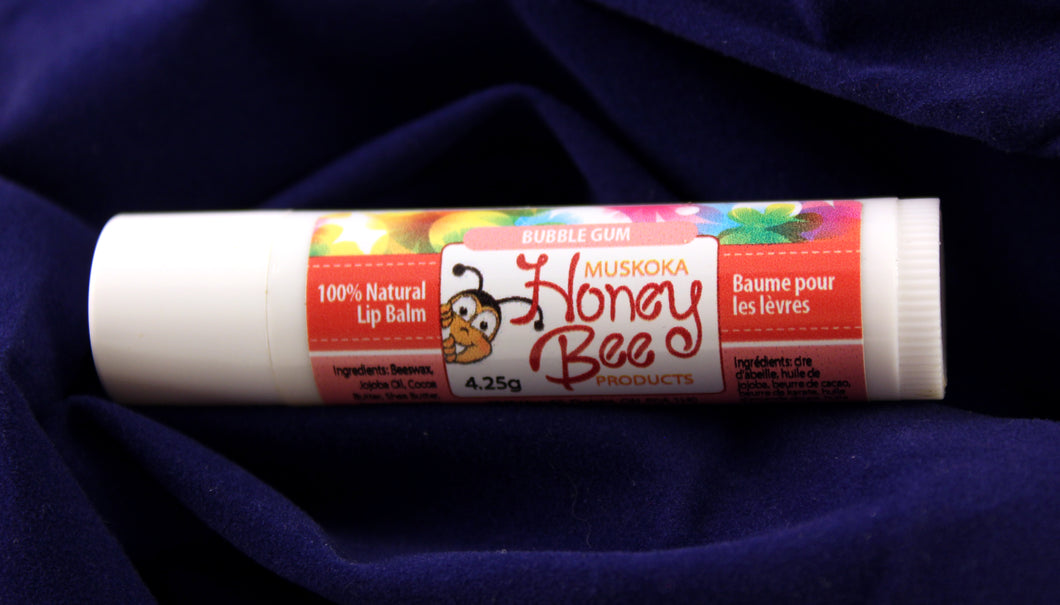 Bubble Gum Flavoured Beeswax Lip Balm