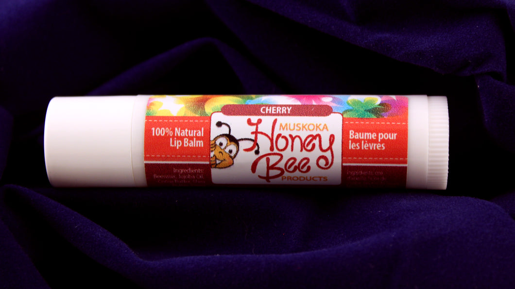 Cherry Flavoured Beeswax Lip Balm