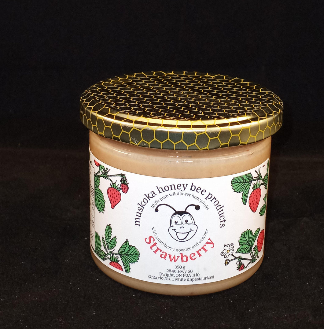 350 g Strawberry Blended Creamy Wildflower Honey